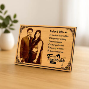 Personalized MDF Wooden Photo Frame for Friendship Day ...